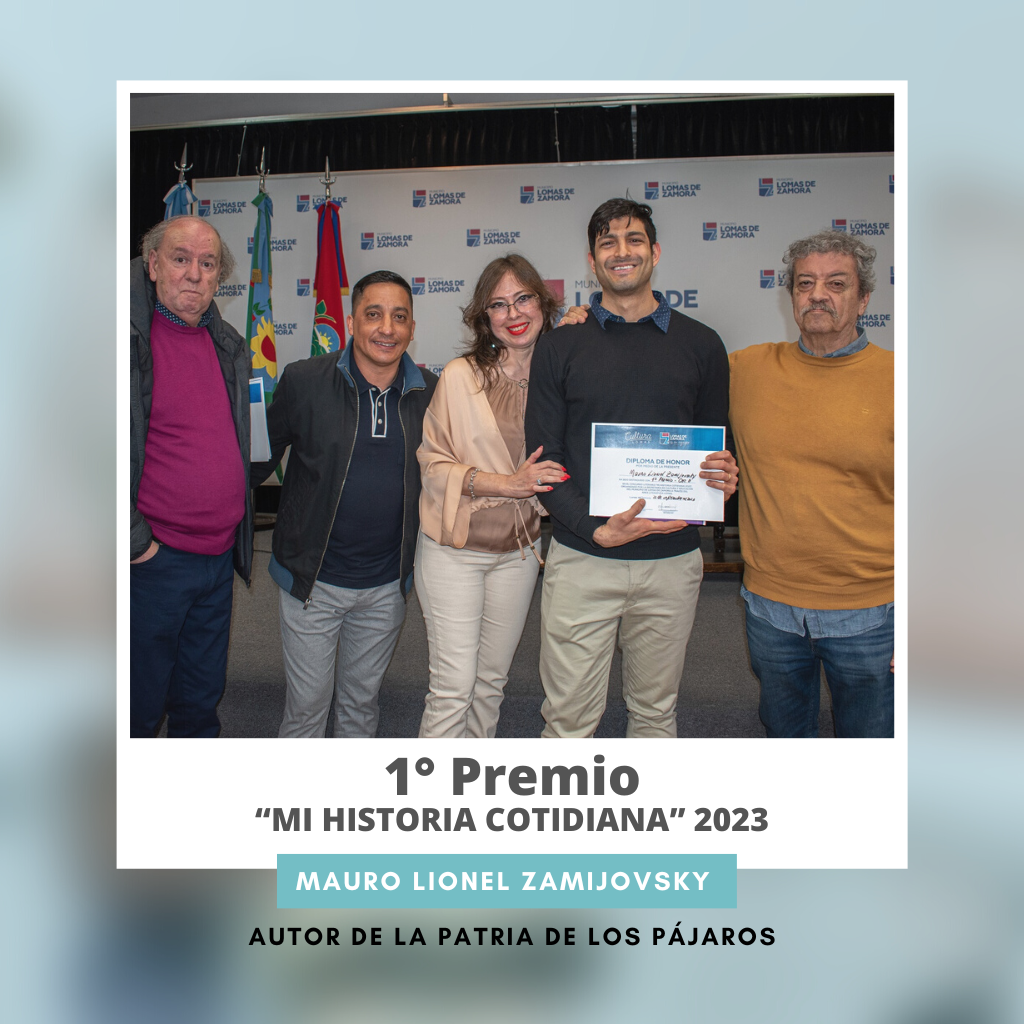 Autor de Enero editorial ganador del Concurso Literario Mi historia cotidiana