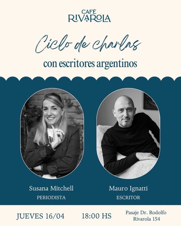 Vuelve “Ciclo de charlas” al Café Rivarola: diálogos sobre el arte de escribir y el pensamiento creativo